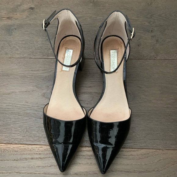Topshop Shoes - Top Shop Ankle Strap Heels